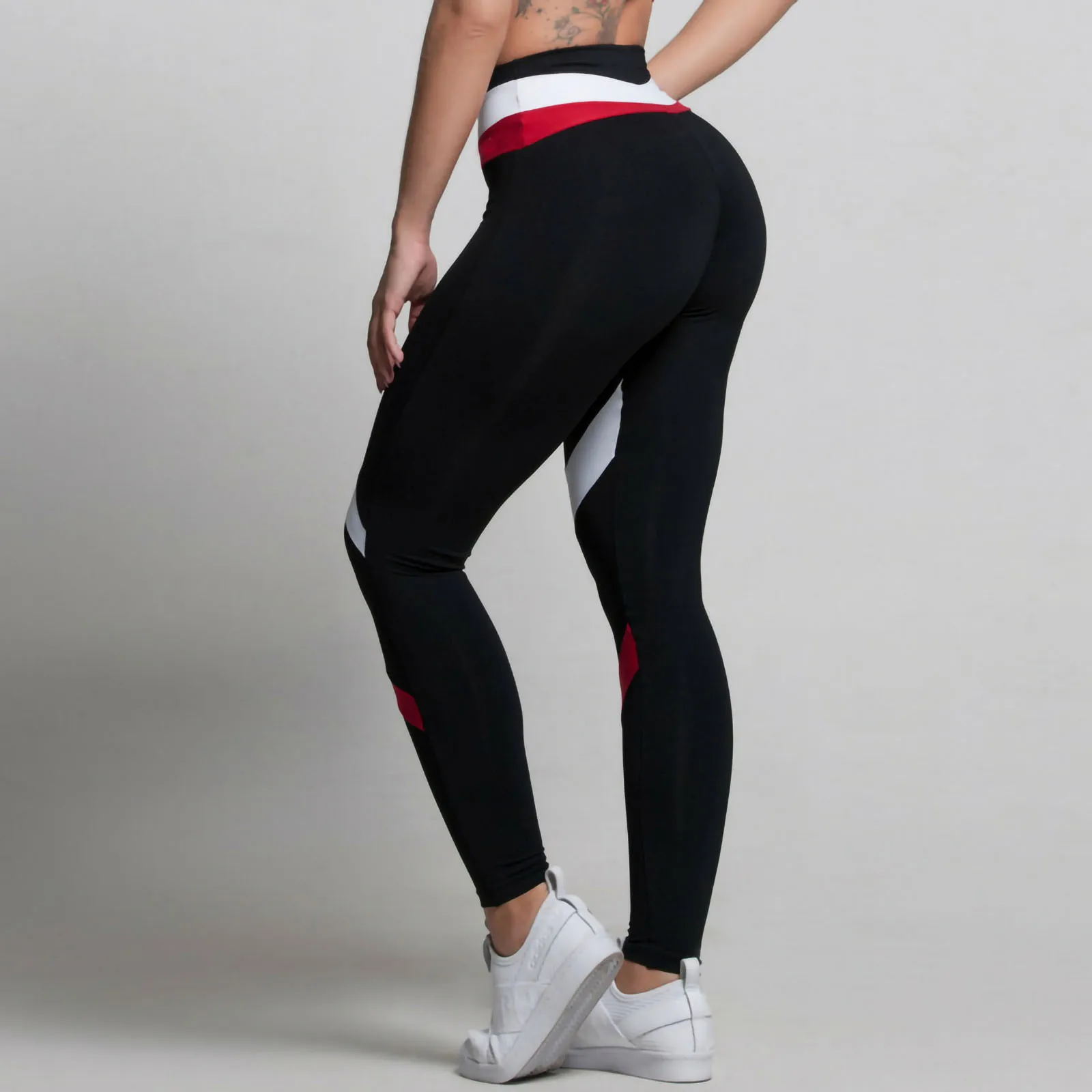 Legging Bedrukte yogabroek Stretch Damesbroek in gemengde kleuren Hoge taille Stretch Fitness Sport Thermische legging Broek Broek