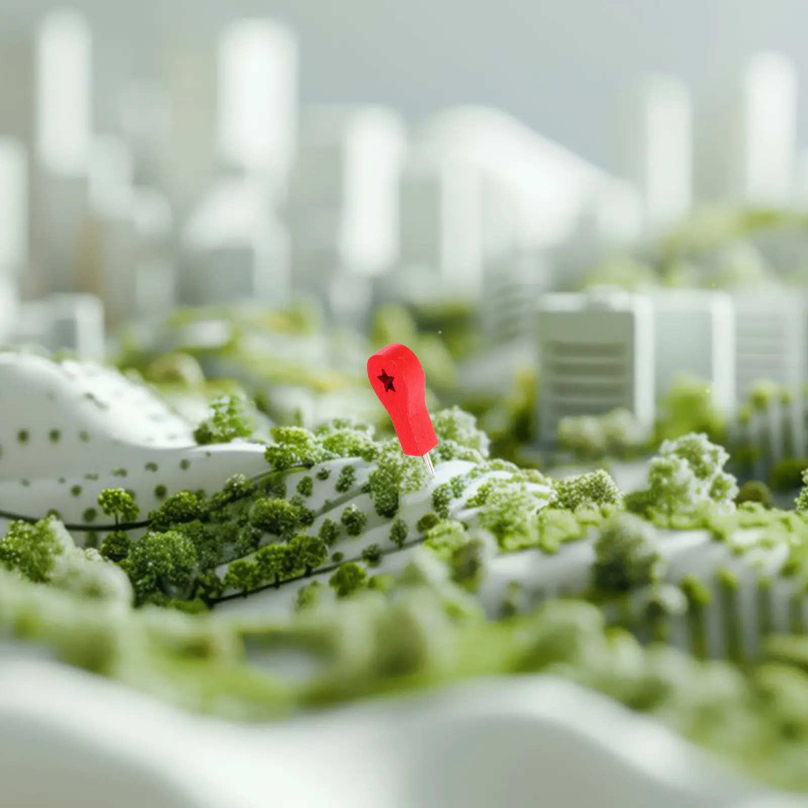 

50 шт. деревянных кнопок-стрелок, универсальные красные карточные кнопки для маркировки флагов, досок объявлений, досок для сообщений, туристических карт, пробковых досок