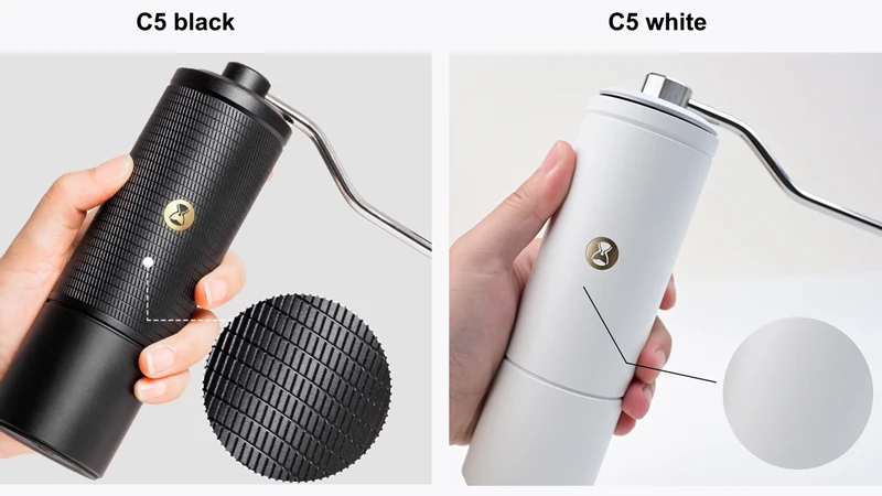 TIMEMORE Chestnut C5/C5ESP Manual Coffee Grinder Portable Espresso Grinder, 42mm S2C Burrs, 25g Capacity, Fine Adjustment