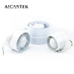 100/125/150mm 220V Round Ceiling Window Exhaust Fan 4/5/6 inch Ventilator Air Vent Duct Fan For Bathroom Kitchen Washroom