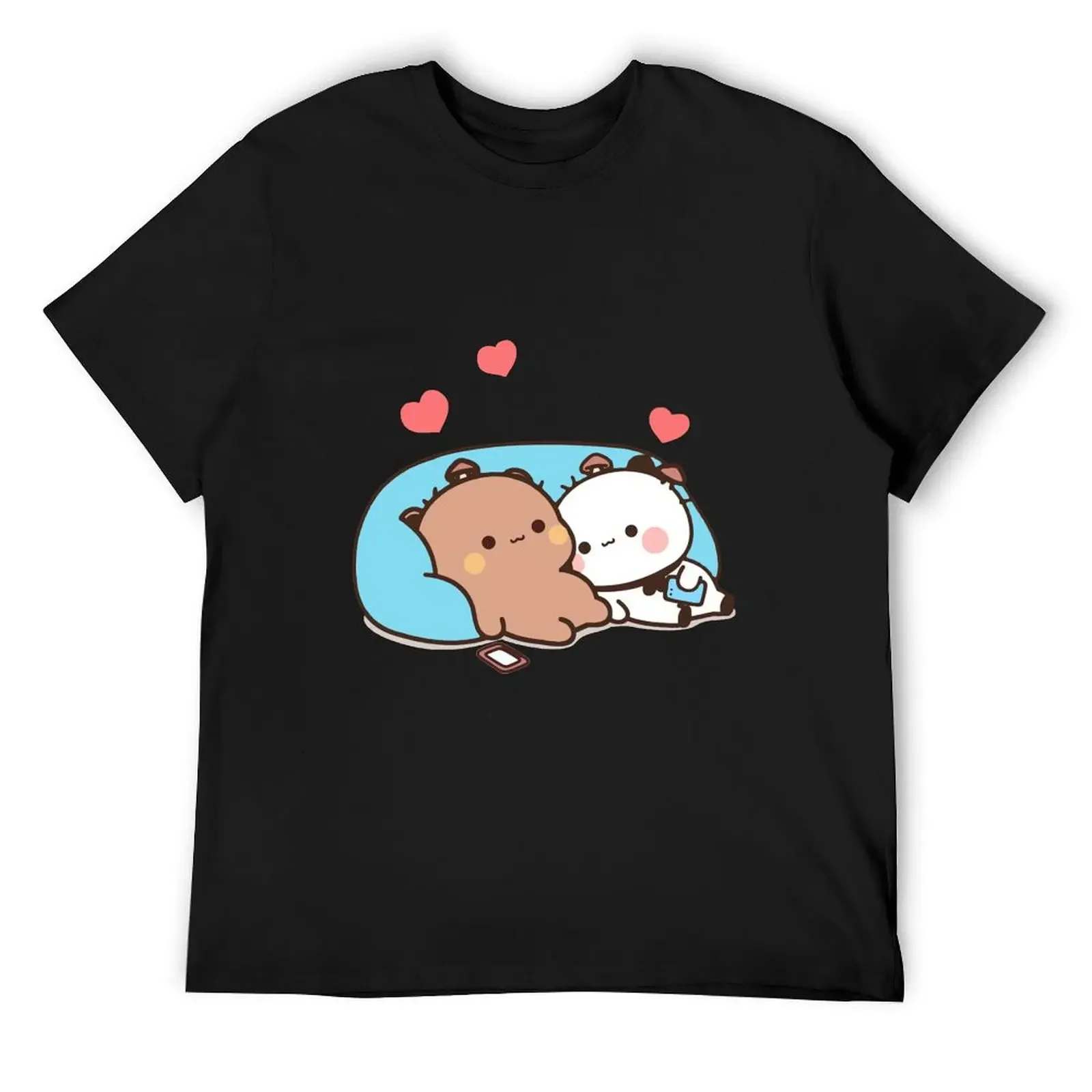 

bear and panda bubu dudu balloon T-Shirt cheap stuff plus sizes vintage clothes boys whites plus size men clothing