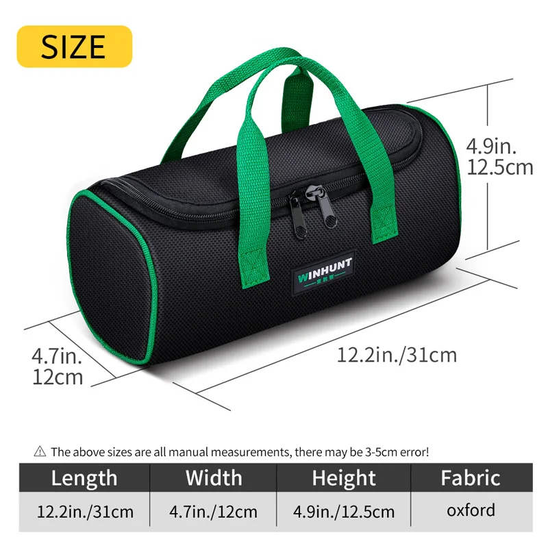 حقيبة أدوات كهربائي WINHUNT، محمولة، متينة، للتخزين أثناء التنقل