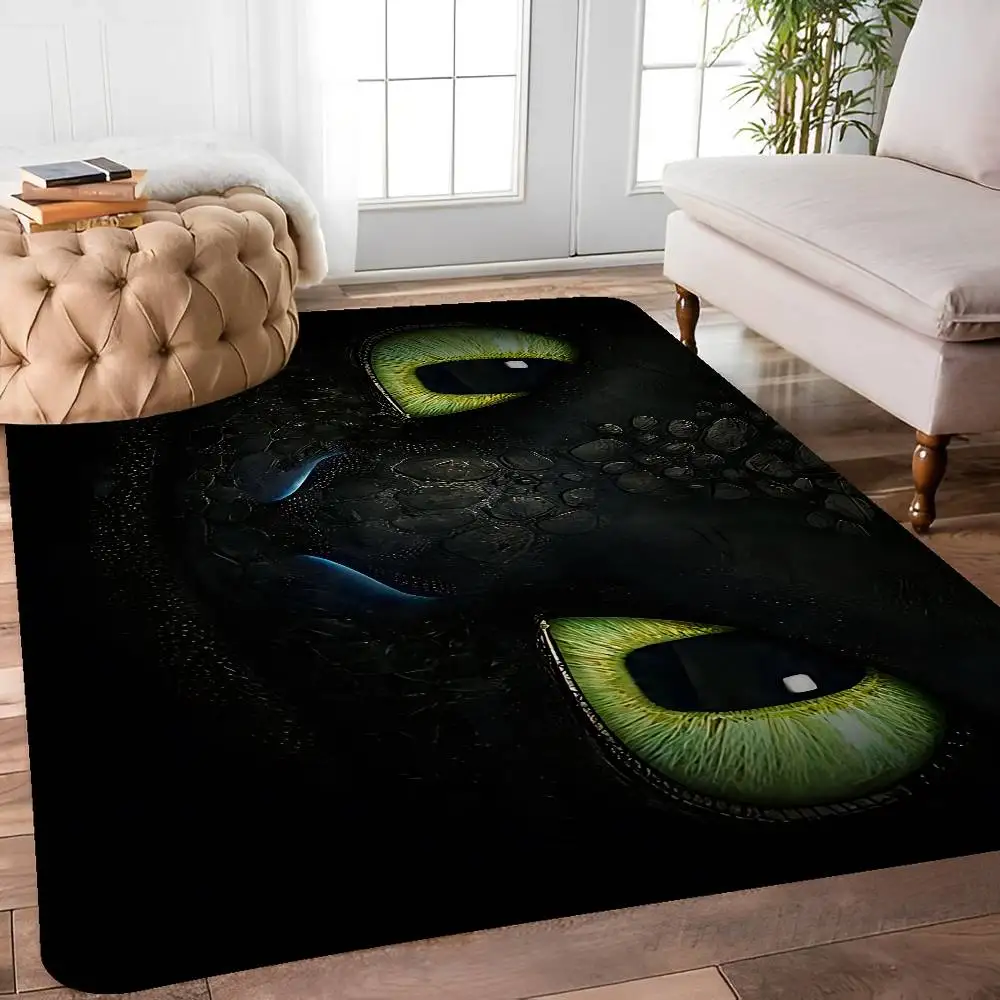 Film How To T-Train Your D-Dragon Bathroom Mat Kids Room Bedroom Decoration Balcony Anti-Slip Doormat Living Room Welcome Rug