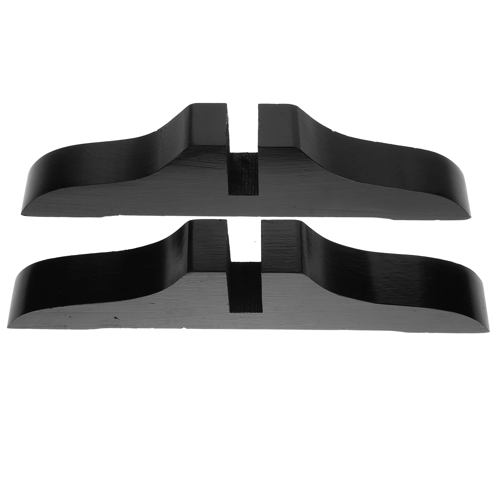 

2 Pcs Room Divider Stand Thickened Brackets Screen Base Wooden Partition Support Wear Resistant Feet Foldable Household Decor