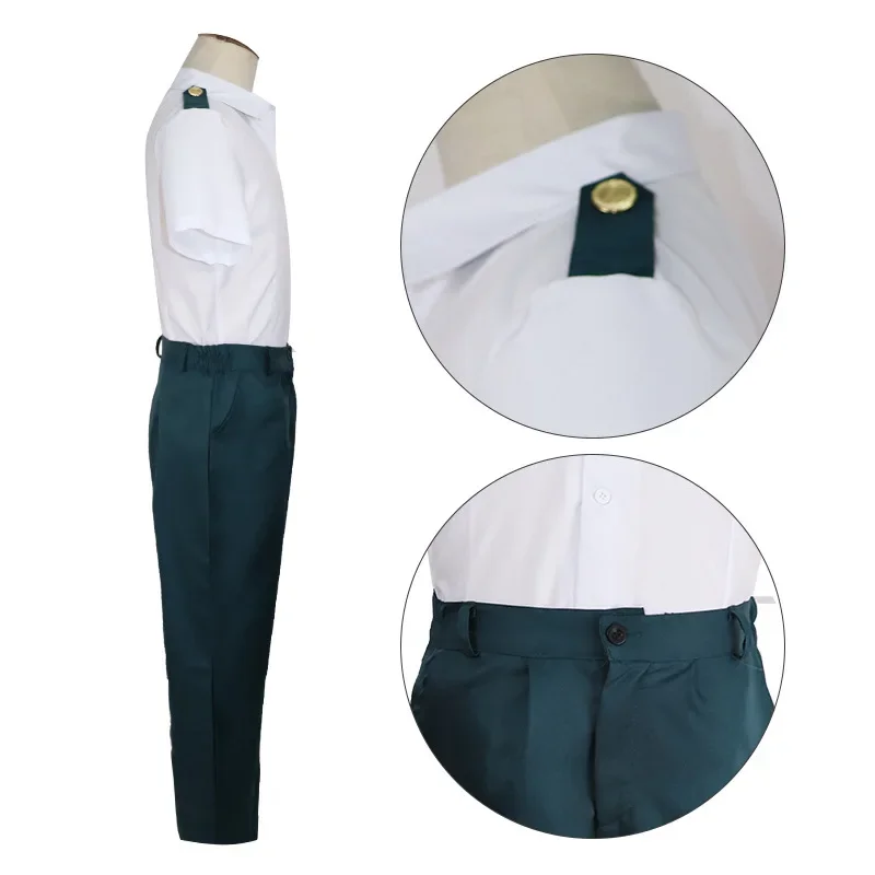 My Hero Academia Cosplay Costume Boku No Hero Academia Midoriya Izuku OCHACO URARAKA Todoroki Shoto Summer Shirt School Uniforms