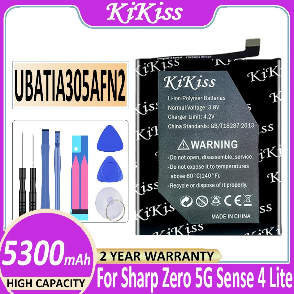 

Battery UBATIA305AFN2 5300mAh For Sharp Zero 5G Sense 4 Lite sense4 Lite Bateria