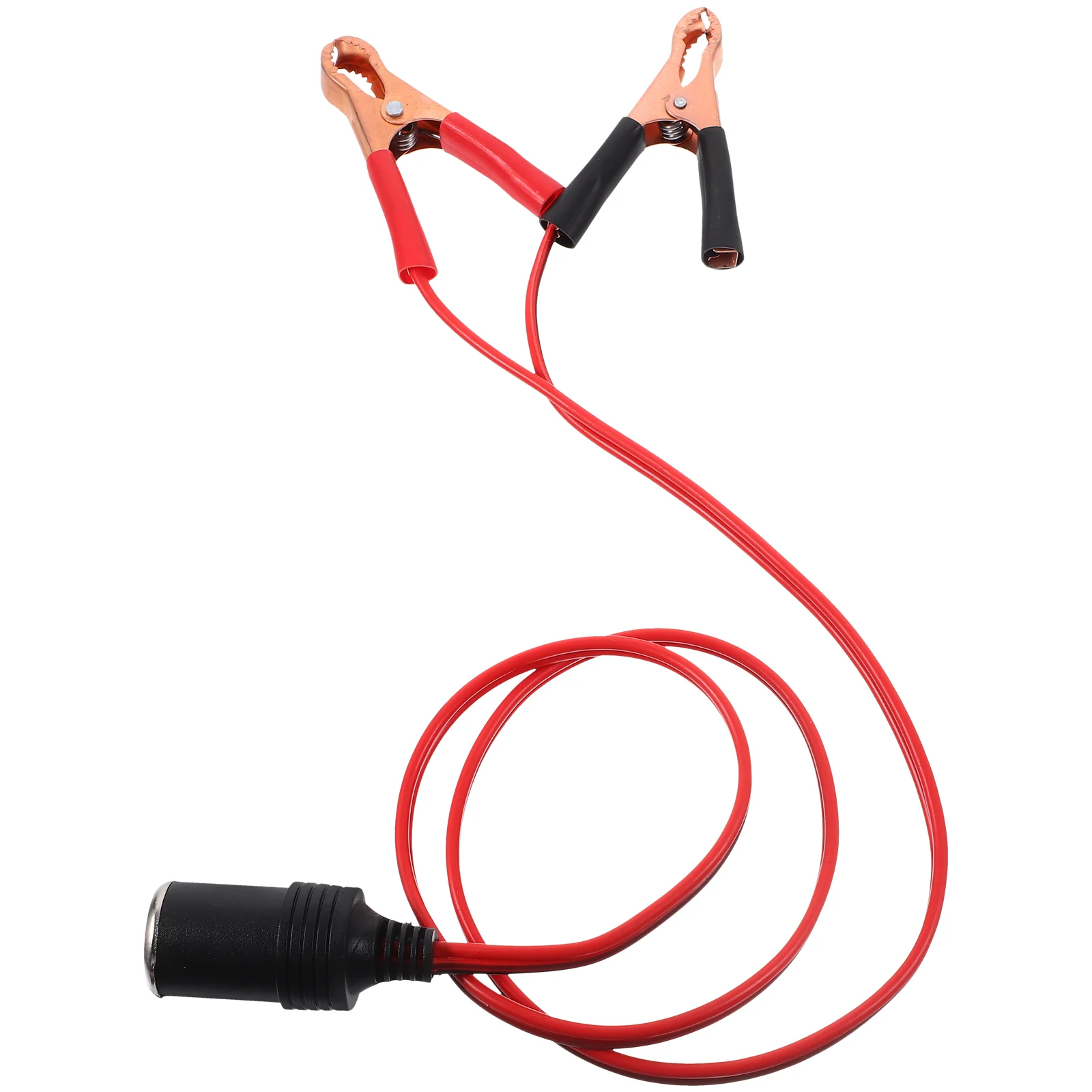 15M Car Terminal Clamp Clip-on Cigarette Lighter Socket Power Adapter Car Booster Jumper Cables