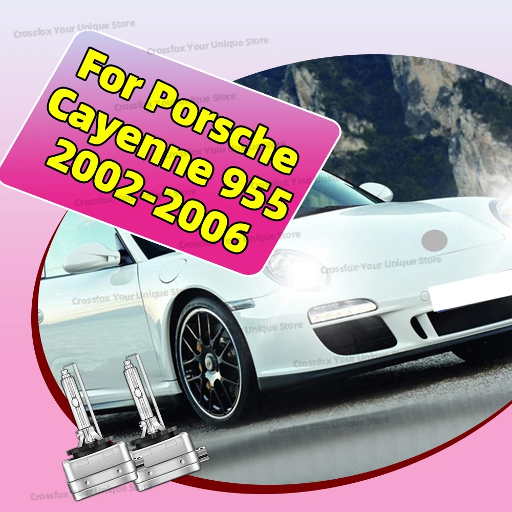

2x для Porsche Cayenne 955 2002 2003 2004 2005 2006 гг., яркие HID ксеноновые фары, лампы 6000K 8000K 10000K D1S 35 Вт фары