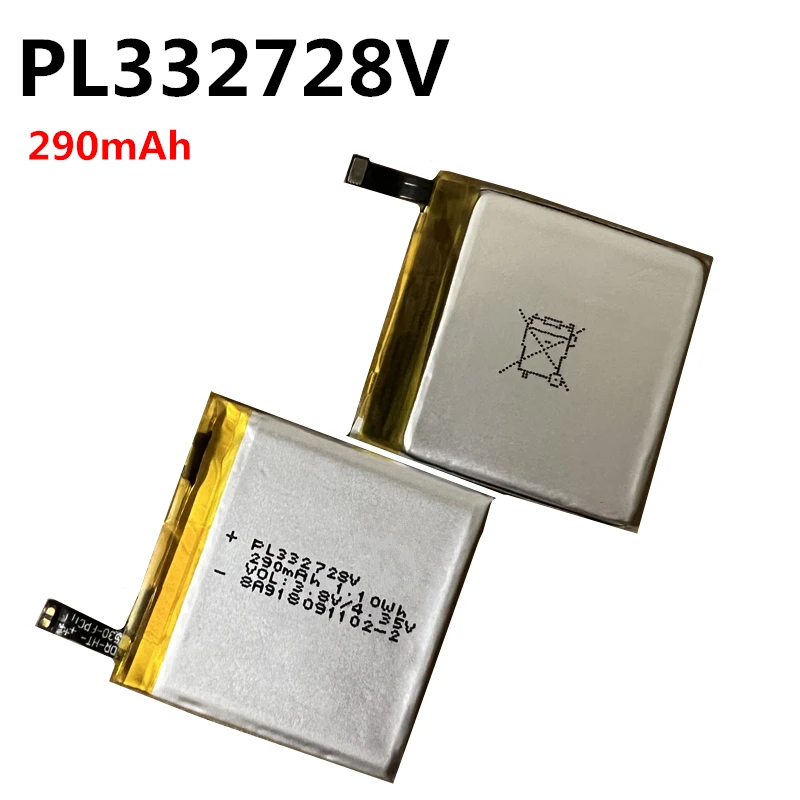 PL332728V 332728 290mAh Battery For Huami Amazfit Stratos 2 A1609 A1619 Smart Watch Battery