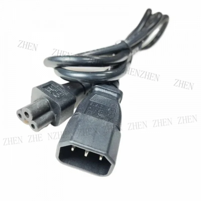 Y Y IEC320 C14 to C5 MF PDU PSU Computer Adapter Convter Power Extension Cord Cable