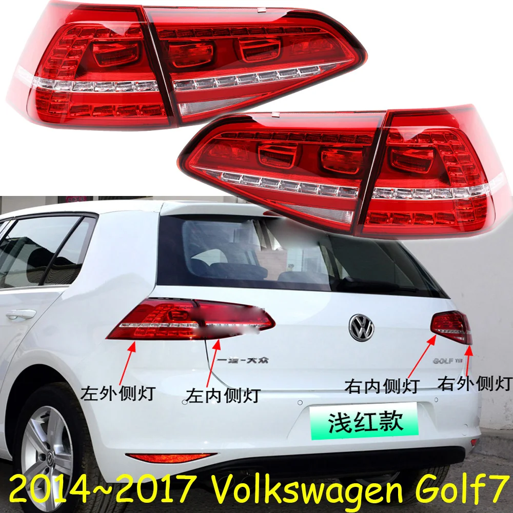 

1pcs car bumper tail light for Volkswagen Golf7 taillight 2014~2016y car accessories Taillamp for VW Golf7 fog lamp