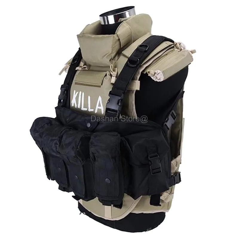 6B13 Tactical Vest Killa Armor Bulletproof Vest Plate Carrier Body Armor MOLLE Combat Equipment Escape from Tarkov Cosplay Props