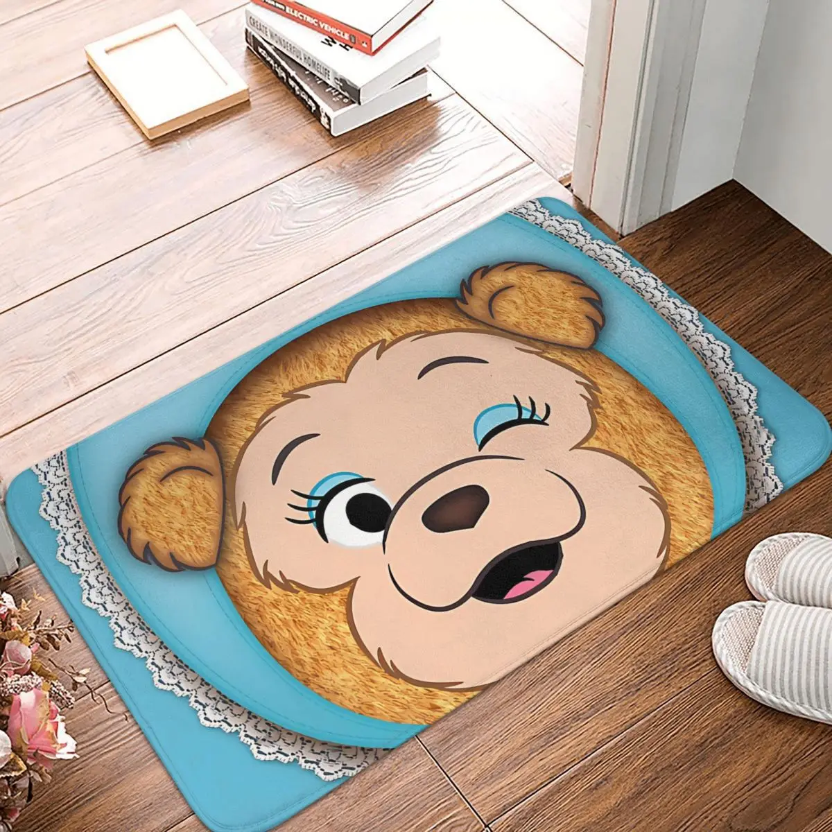 Sun Bonnets Bubbles Meme Y2K Bath Mat Rug Home Doormat Living Room Carpet Decor