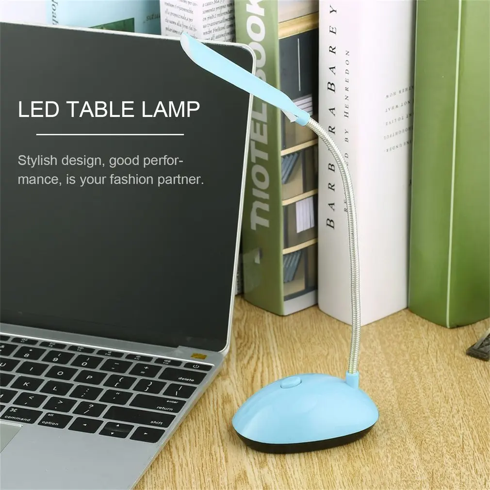 LED Desk Light Table Lamp Reading Book Light Battery Desk Lamp Mini Eye Protection Office Bedroom Bedside LED Study Table