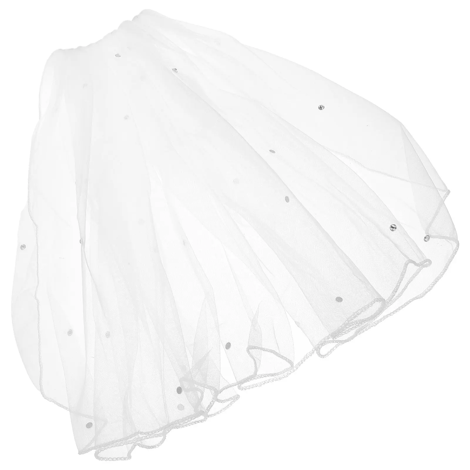 

Короткая свадебная фата из тюля, легкая белая фата для невесты, аксессуар для волос для девичника, украшение для вечеринки