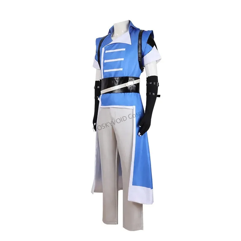 Game Castlevania Belmont Costume Nocturne Richter Role Playing Wig Male Halloween Anime Vampire Hunter Battle Suit Set Wig