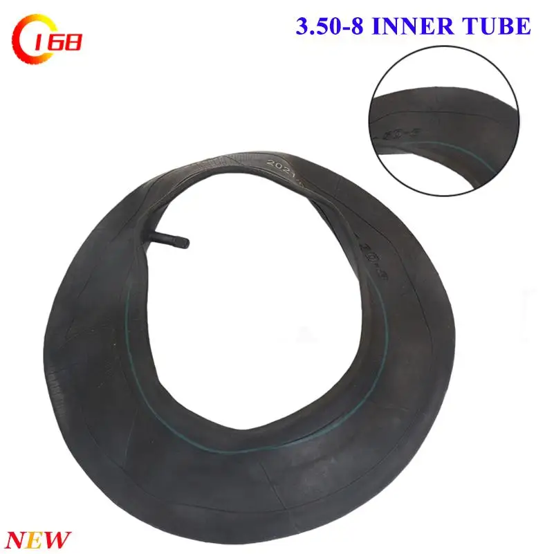 The new 3.50-8 tire inner tube is suitable for black rubber wear-resistant tires for motorcycles