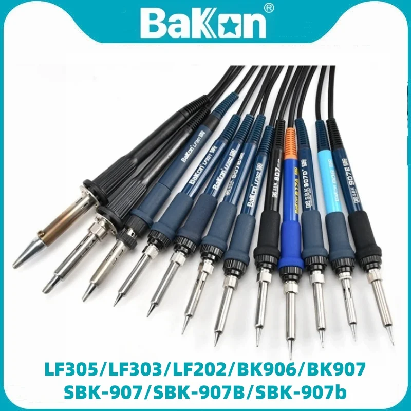 

Ручка паяльной станции Bakon SBK LF305,LF303,LF202,BK906,BK907, стандартная, стандартная, ручка для пайки, несколько вариантов