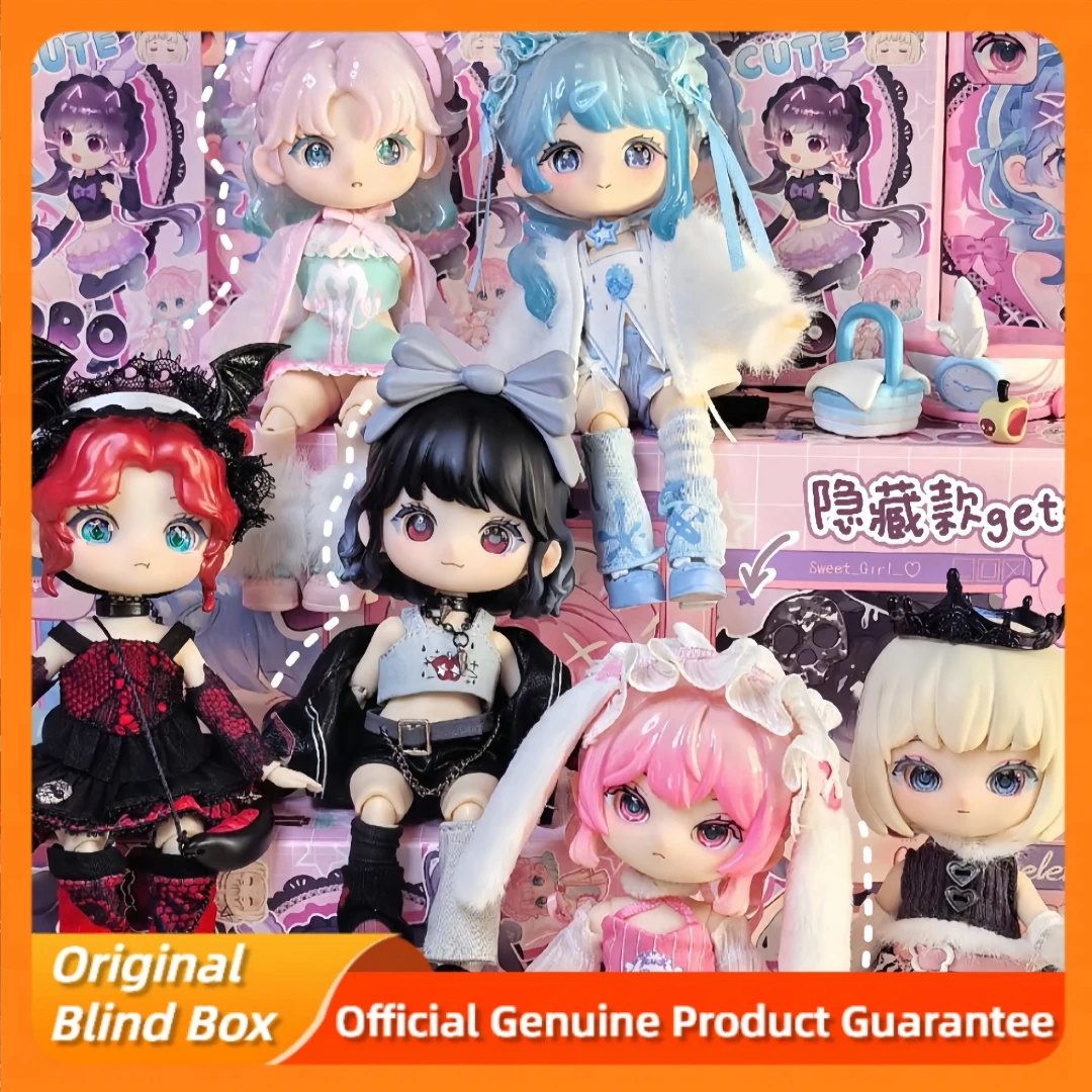 

Подлинная Liroro Binary Sweetheart Series слепая коробка 1/12 Bjd аниме фигурки шарнирная подвижная кукла украшение орнамент загадочная коробка подарок