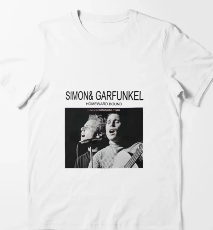 Simon Garfunkel Paul Simon and Garfunkel Shirt White Unisex S-5XL