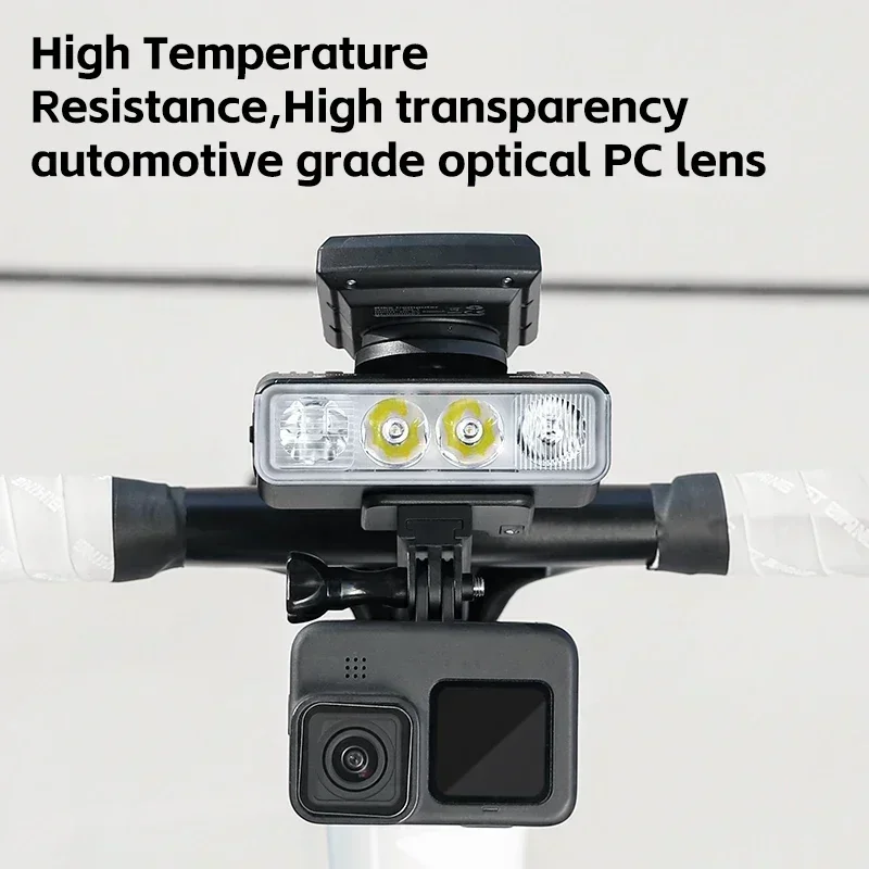 

WEST BIKING 4 In 1 Multifunctional Bicycle Headlight 1700LM High Brightness Front Light Bike Computer Gopro Camera Mount Bracket