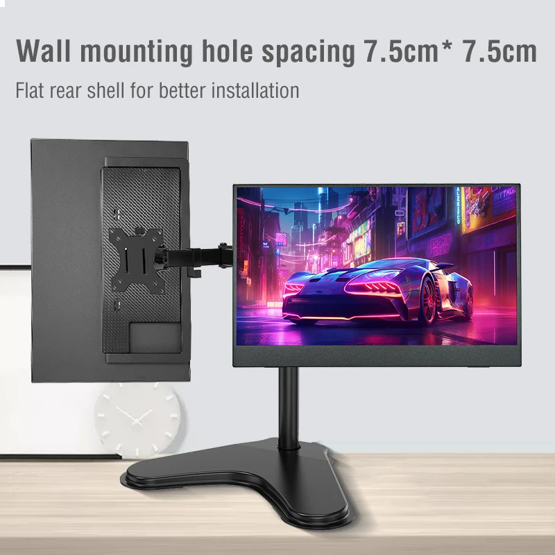 Monitor portátil de 16 pulgadas, 2,5 K, 144 Hz, resolución de 2560*1600, 100% sRGB, brillo de 500 Cd/m2, adecuado para portátiles, teléfonos móviles