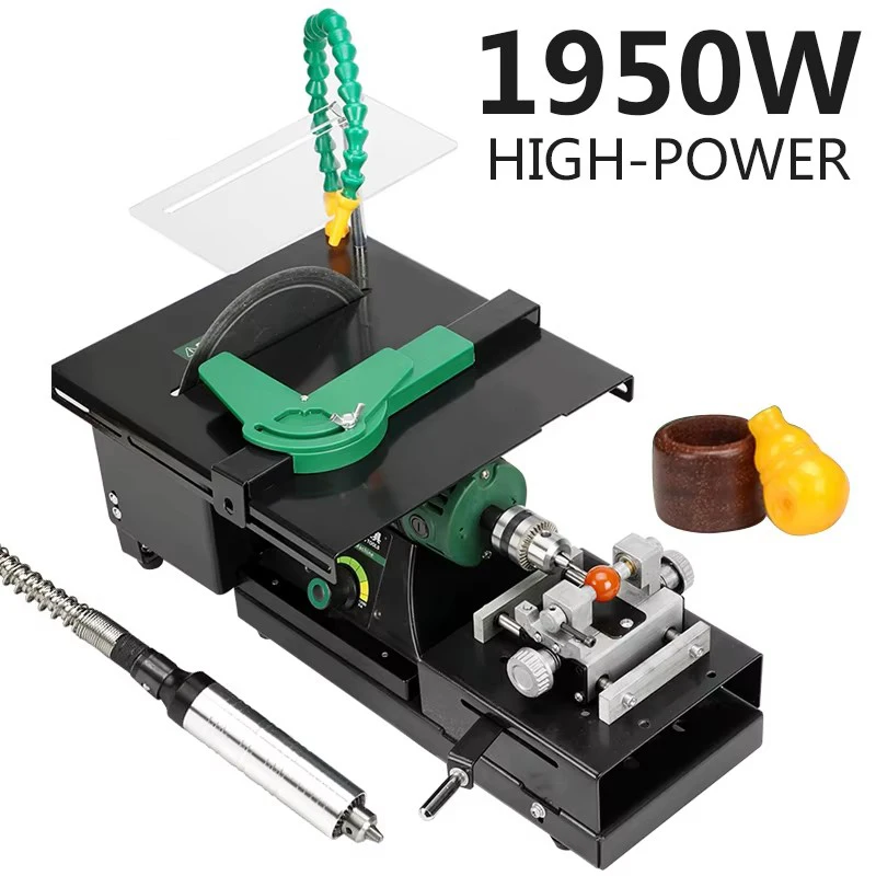 

220V High-Power Desktop Grinder Jade Polishing Machine Small Cutting Machine Desktop And Polishing Desktop Saw Electric Tool