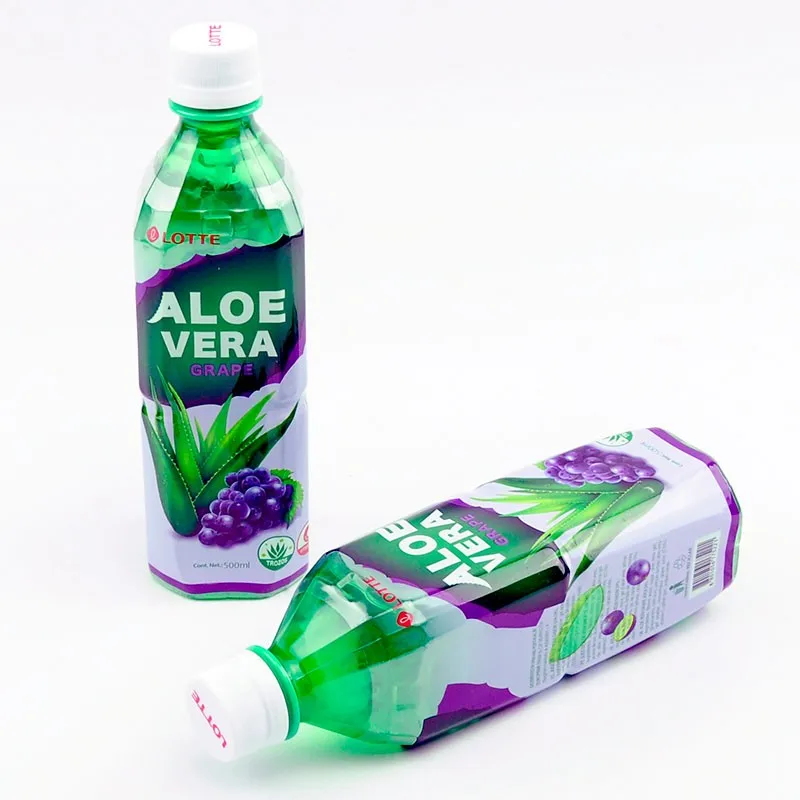 Aloe Vera Drink natural soft drink of Aloe Vera Original flavor, Mango, grape, strawberry, pineapple 50CL * 20 1PACK