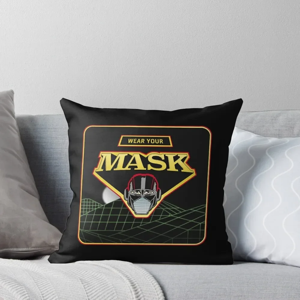 

Wear Your MASK Throw Pillow Throw Pillow Covers Sofa Cushion Cover Decorative pillowcase pillow