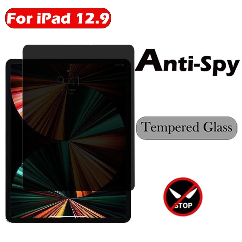 Privacy Tempered Glass For iPad Pro 12.9  2022 2021 2020 2018 Anti Spy Screen for IPAD PRO 12.9  Glass Film