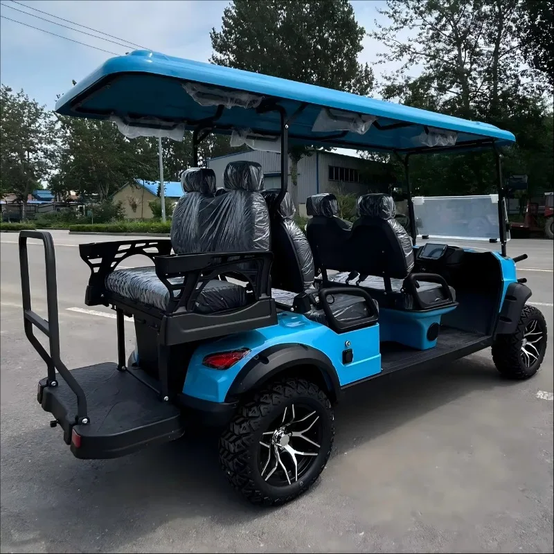 Chinese Electric 5-6 Seat Off-Road Vehicle Front-Mounted Independent Suspension 14-Inch Tires 72V CE Certified 70-90km Range