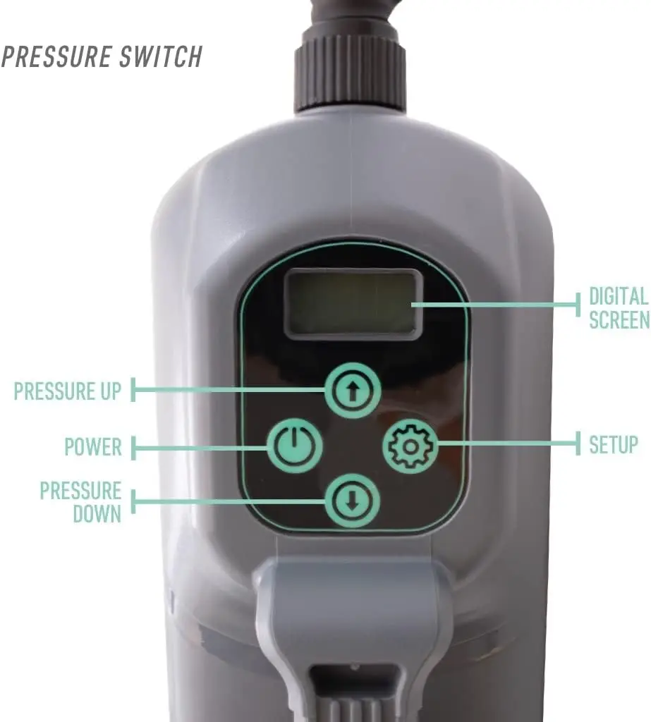 Elétrico Aero Inflável Bomba Automática Digital Universal ISUP Auto Bomba, Blow Up, 12 Volts Inflação de Alta Pressão, Série 2, Marca