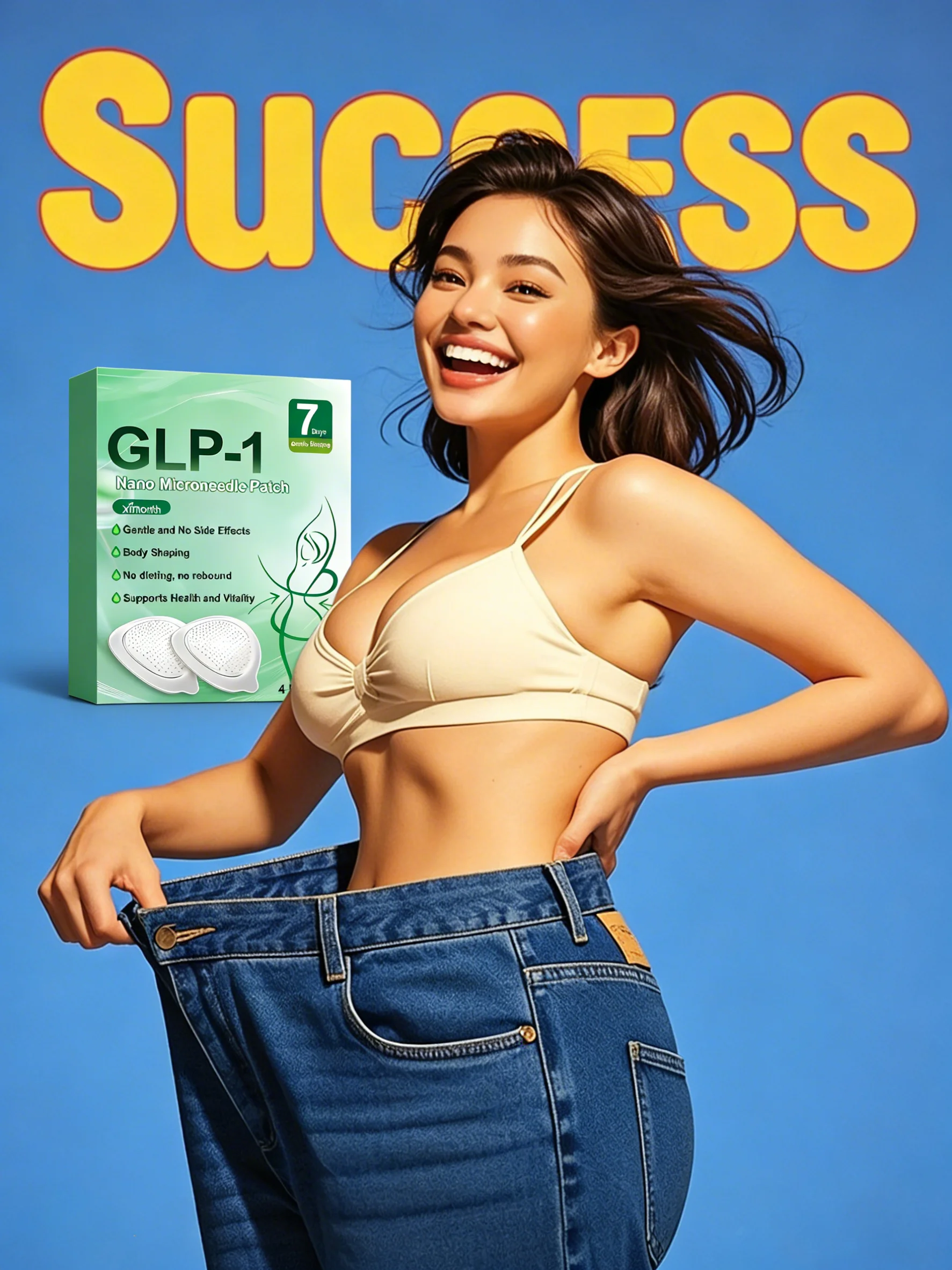 

Natural Weight Loss Patches Support Healthy Fat Burning Aids Slimming Goals Safe Alternative Painless Long-Lasting Easy to Apply