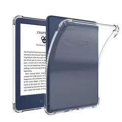 Coque en silicone transparente pour tablette Kindle, coque arrière en TPU souple, 11e génération, 6 en effet, tout nouveau, version 2022