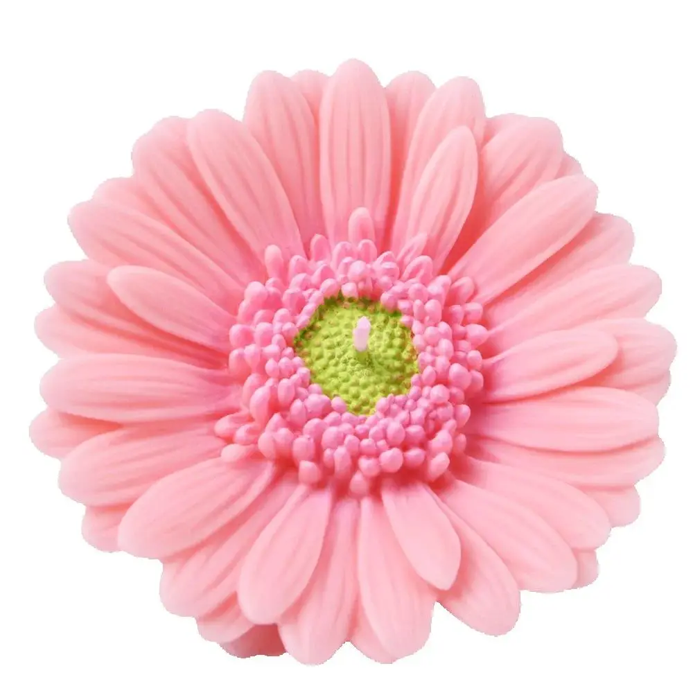 

3D гербера, силиконовая форма для помадки, торта, шоколадных конфет, свечей, мыла, гипсовая форма для аромата, хризантема