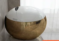 Golden Pipped Egg Smart Toilet Automatic Integrated Color Toilet Siphon Electric Toilet