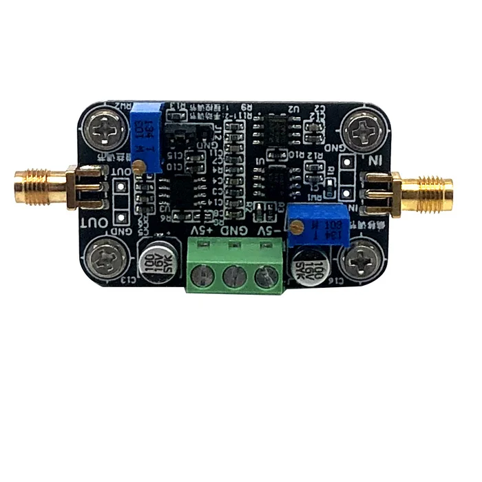 

VCA810 Programmable Amplifier Module (high-end Version V3) VCA Gain of 80dB Can Be Adjusted Manually/automatically