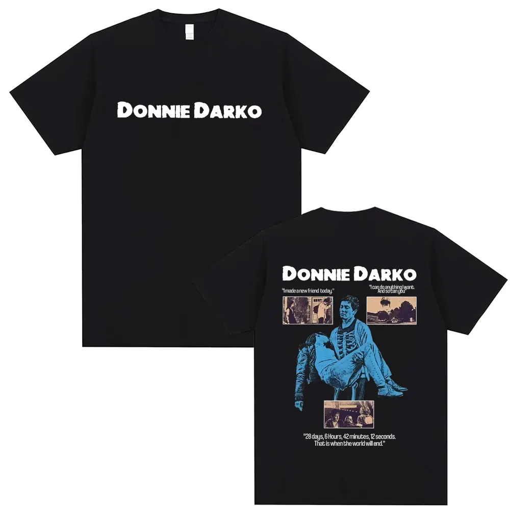 

Movie Donnie Darko Graphic T-shirt Men Women Casual Cotton Vintage T Shirts Male Hip Hop Gothic Rock Tshirt Oversized T-shirts