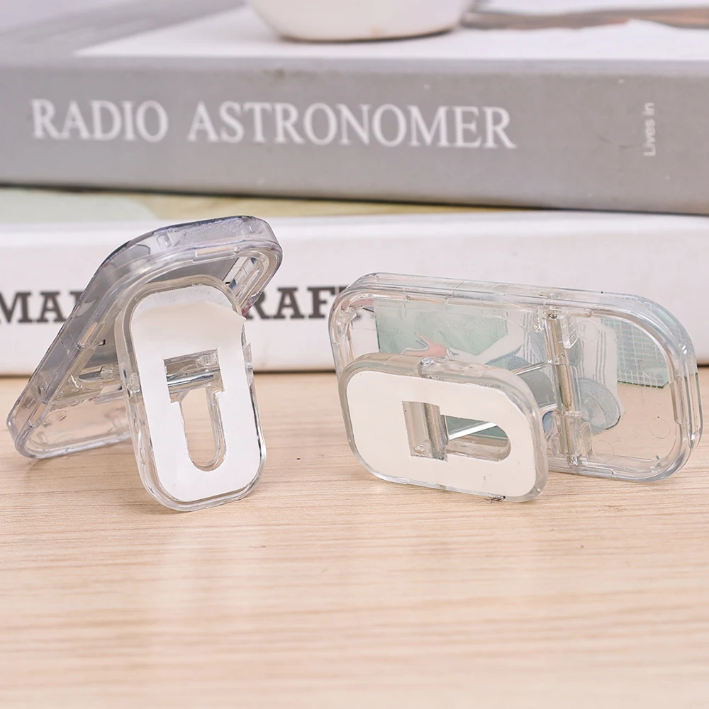 Portable Mobile Phone Finger Grip Holder Universal Transparent Invisible Foldable Retractable Acrylic Bracket Desk Lazy Stand