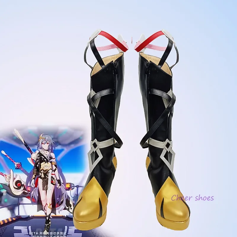 Game Honkai Star Rail Herrscher of Sentience Cosplay Shoes Halloween Cosplay Costume Prop Star Rail Cosplay Women Boots Comic