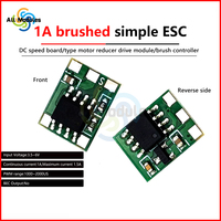 Dual Way Bidirectional Brushed ESC Speed Control for RC Model Boat Tank Brushed Motor Spare Parts DC3.5-8.4V