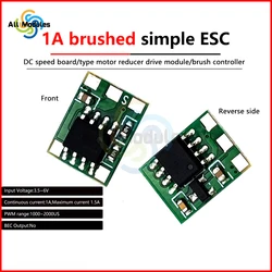 Dual Way Bidirectional Brushed ESC Speed Control for RC Model Boat Tank Brushed Motor Spare Parts DC3.5-8.4V