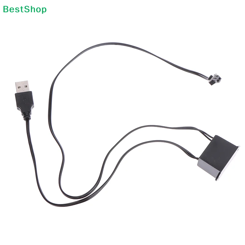 ★5V USB Adapter Driver 1-5M El Wire Electroluminescent Light Controller Inverter