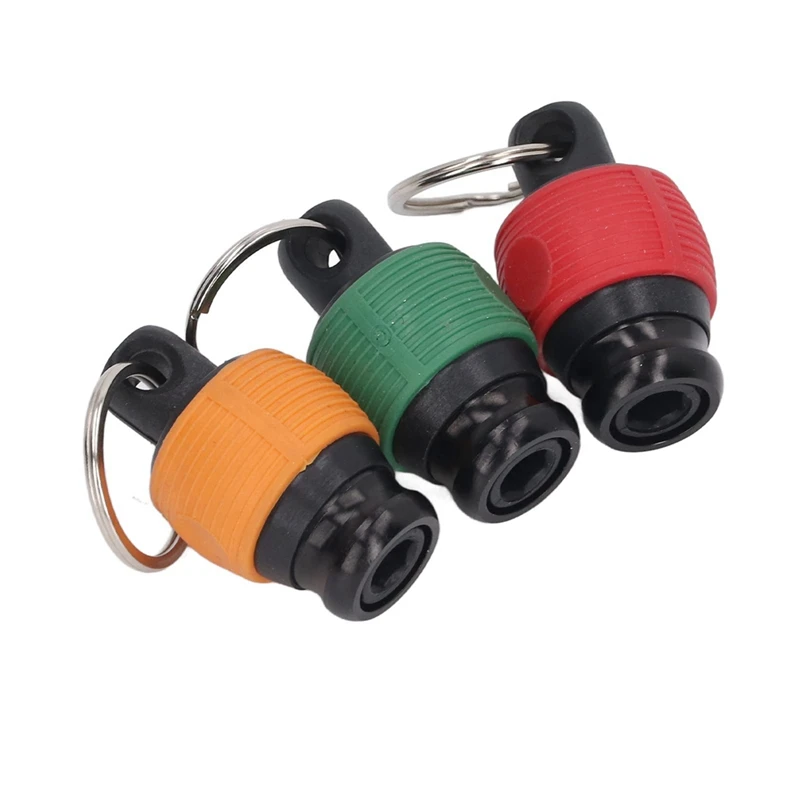 アルミニウム合金ドライバービットホルダー、キーチェーン延長バー、ドリルねじアダプター、六角ハンドル、1インチ、4インチ、3個