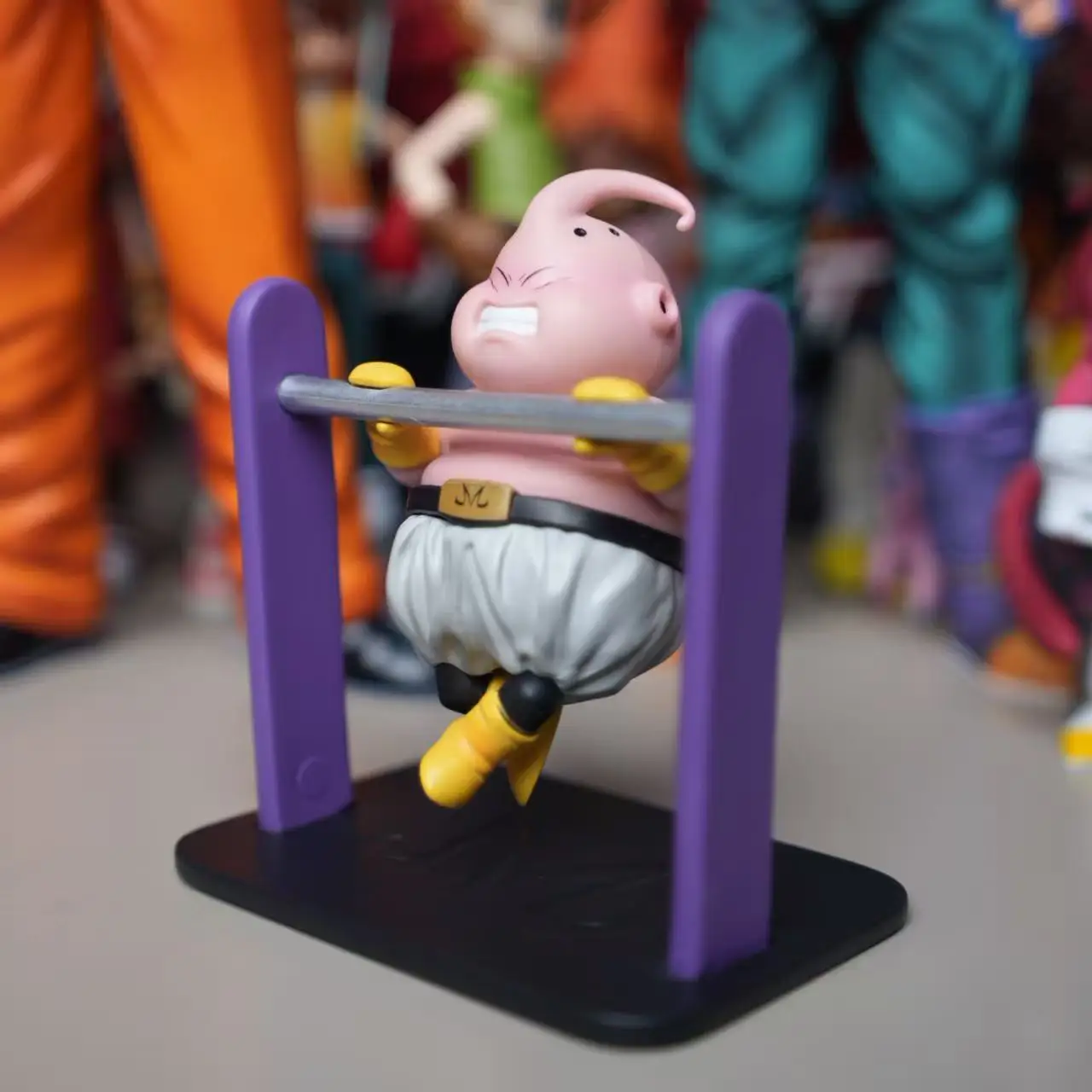 ฟิกเกอร์อนิเมะดราก้อนบอล ฟิตเนส บู ขนาด 10 ซม./3.94 นิ้ว บูแบบดึงขึ้น ฟิกเกอร์แอคชั่น วัสดุ PVC ของสะสม ของเล่นสำหรับเด็ก ของขวัญ