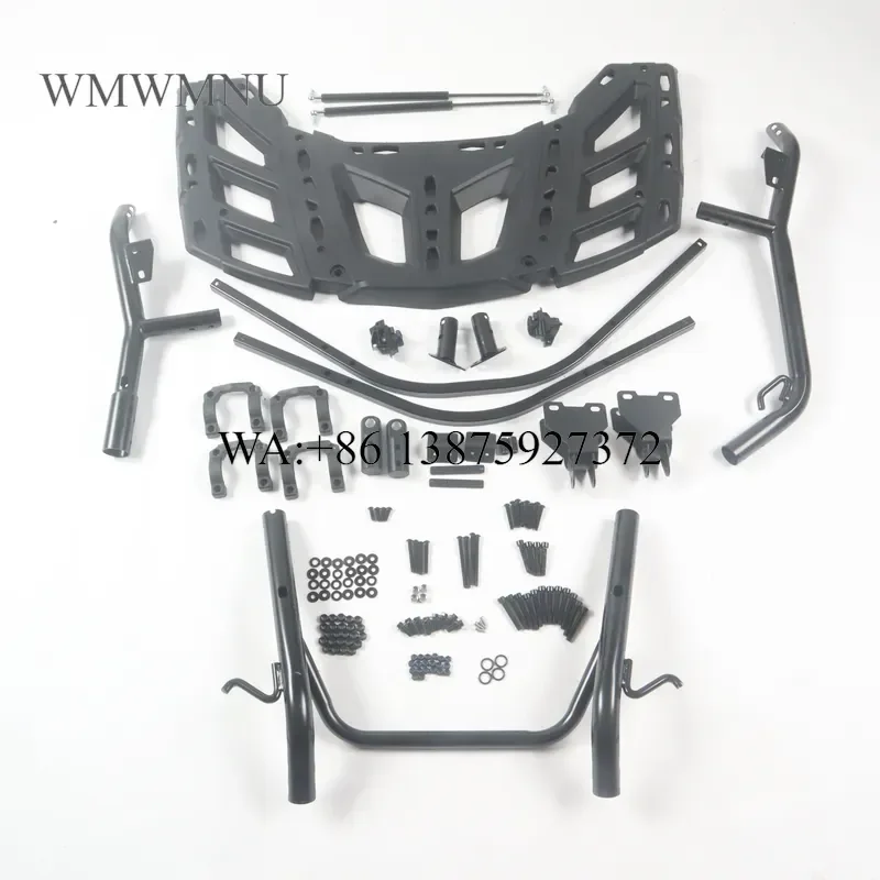 Wmwmnu X3 Rack with Gas Strut Spare Tire Cargo Luggage Cooler Pivoting Rear Rack for Can-Am X3 and X3 Max 2017-2024