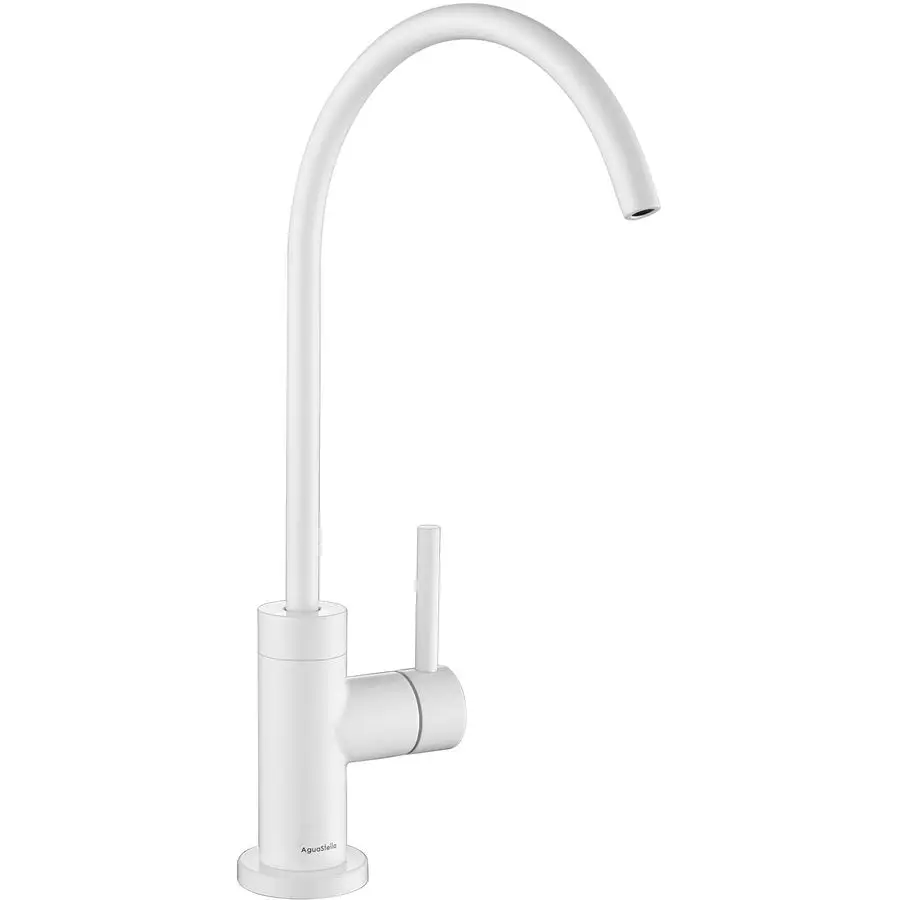 

AS09W Белый глянцевый кухонный кран из нержавеющей стали для фильтрации воды, кран для систем обратного осмоса или систем фильтрации воды