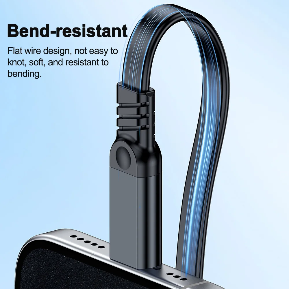 Kabel USB3.2 UGOjP USB A do Type C 10Gbps 60W PD Szybkie Ładowanie C do C Płaski Kabel do Telefonu Power Banku Dysku Twardego MacBooka — zdjęcie produktu 5
