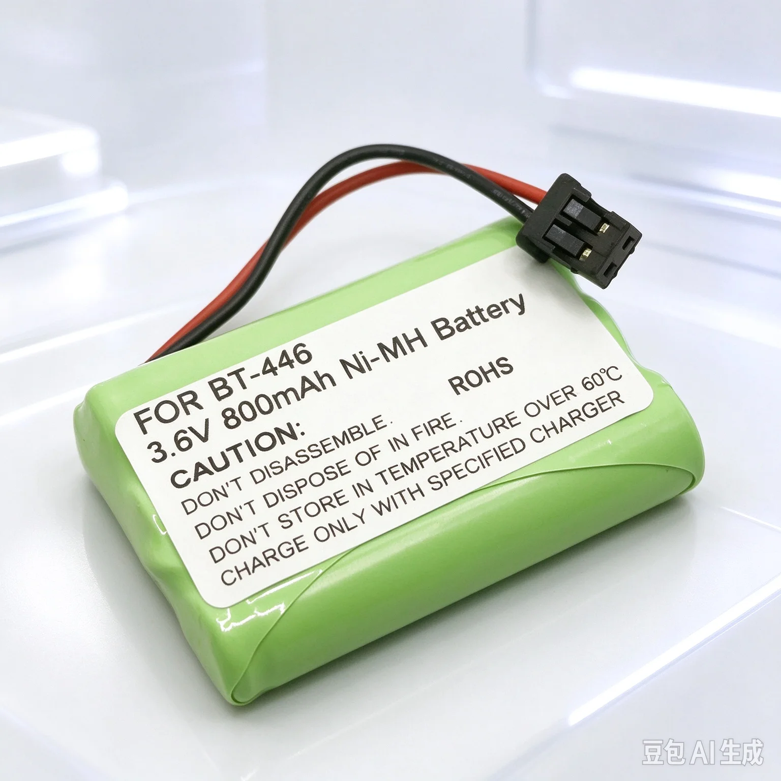 BT-446 3.6V 800mAh Battery Pack for Cordless Phone Toy