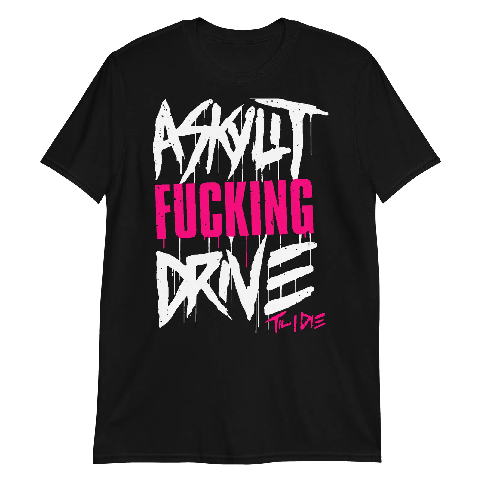 A SKYLIT DRIVE Stacked F—king Logo Post-Hardcore Band T—Shirt